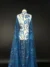 Blue Luminous Elegance Tulle with Embroidery and Delicate Sequins
