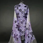 Artisan Elegance Tulle with Embroidery and Appliqué